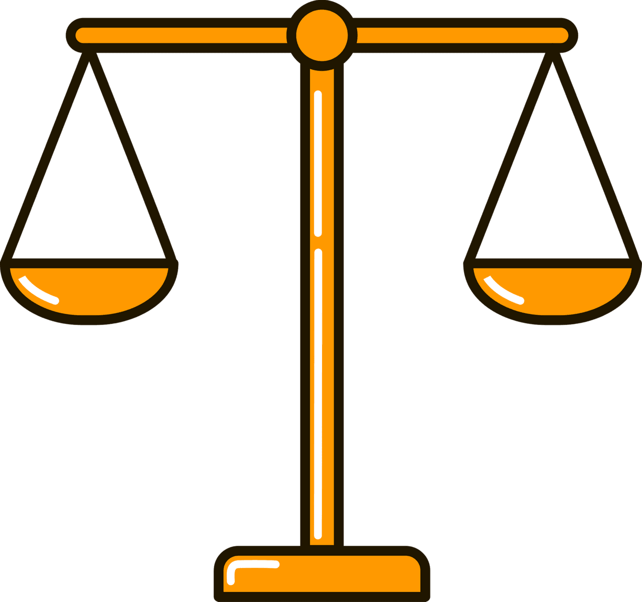 Balance scale vector clipart images 5