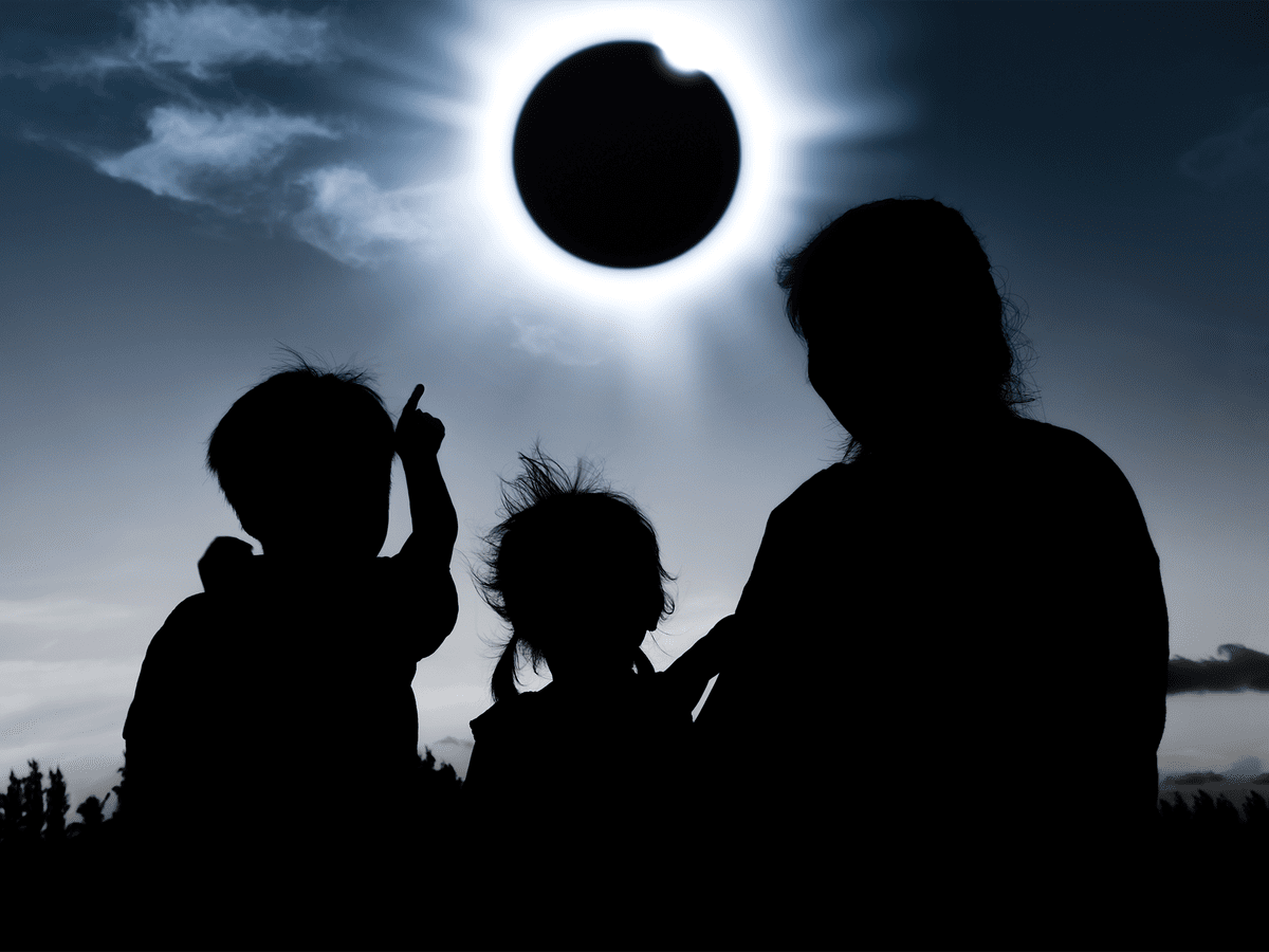 How to explain april total solar eclipse kids scientific american clipart background