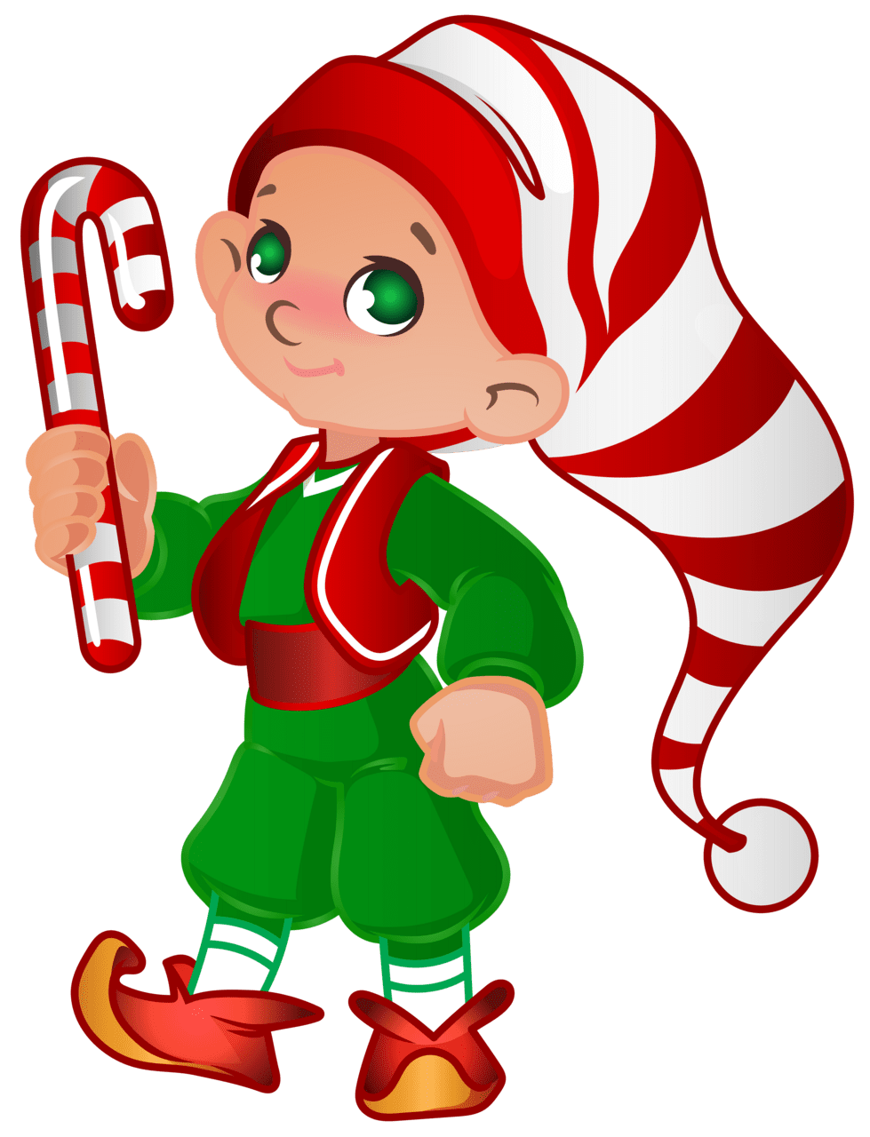 Santa claus christmas elf clipart helper clip art image the shelf