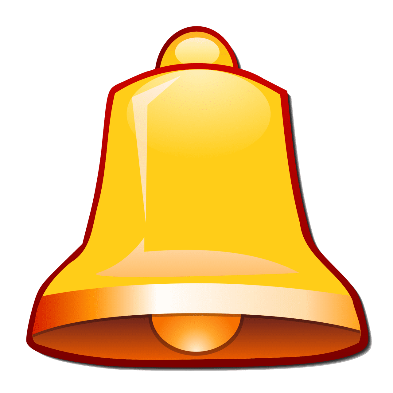 Bell golden clipart transparent