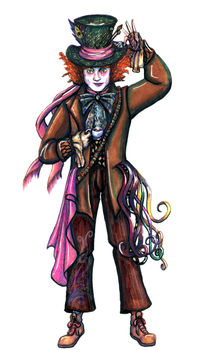 Alice in wonderland mad hatter by kaemcspadden deviantart clipart photo