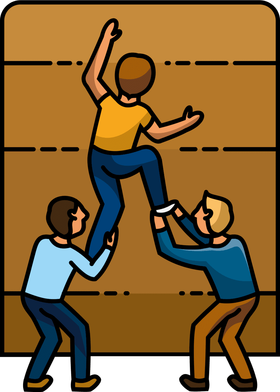 For teamwork team building vector clipart images 3