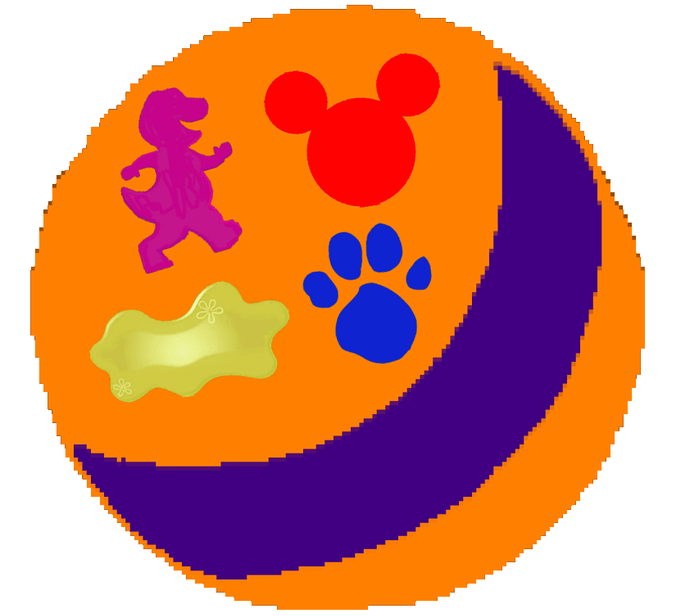 Dog paw pin page clipart image 5