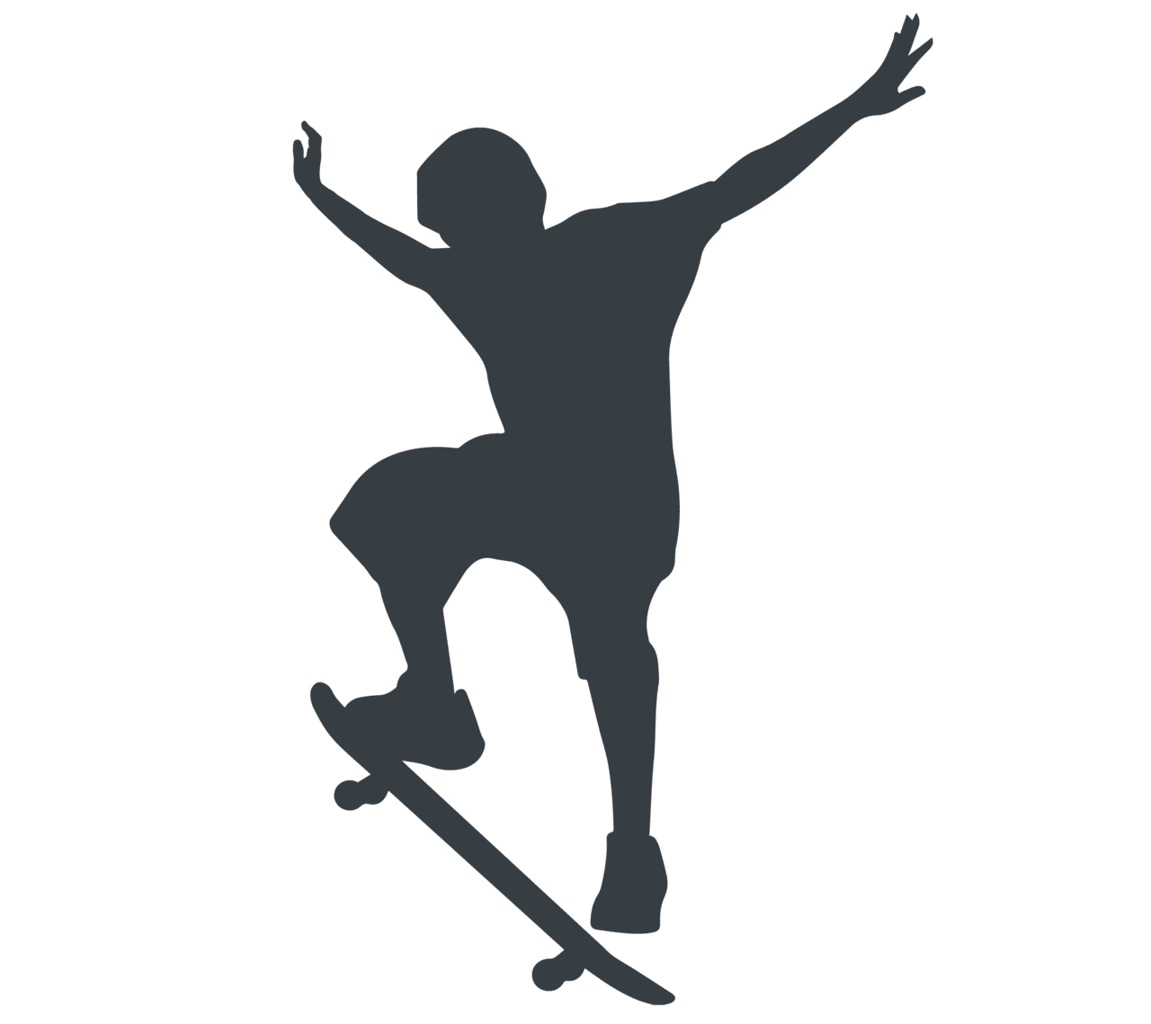 Skateboard ing active safe clipart background