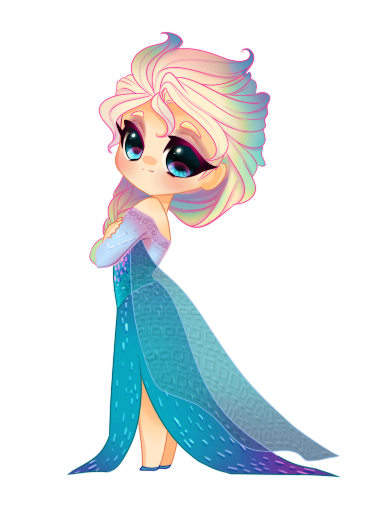 Chibi elsa clipart photo