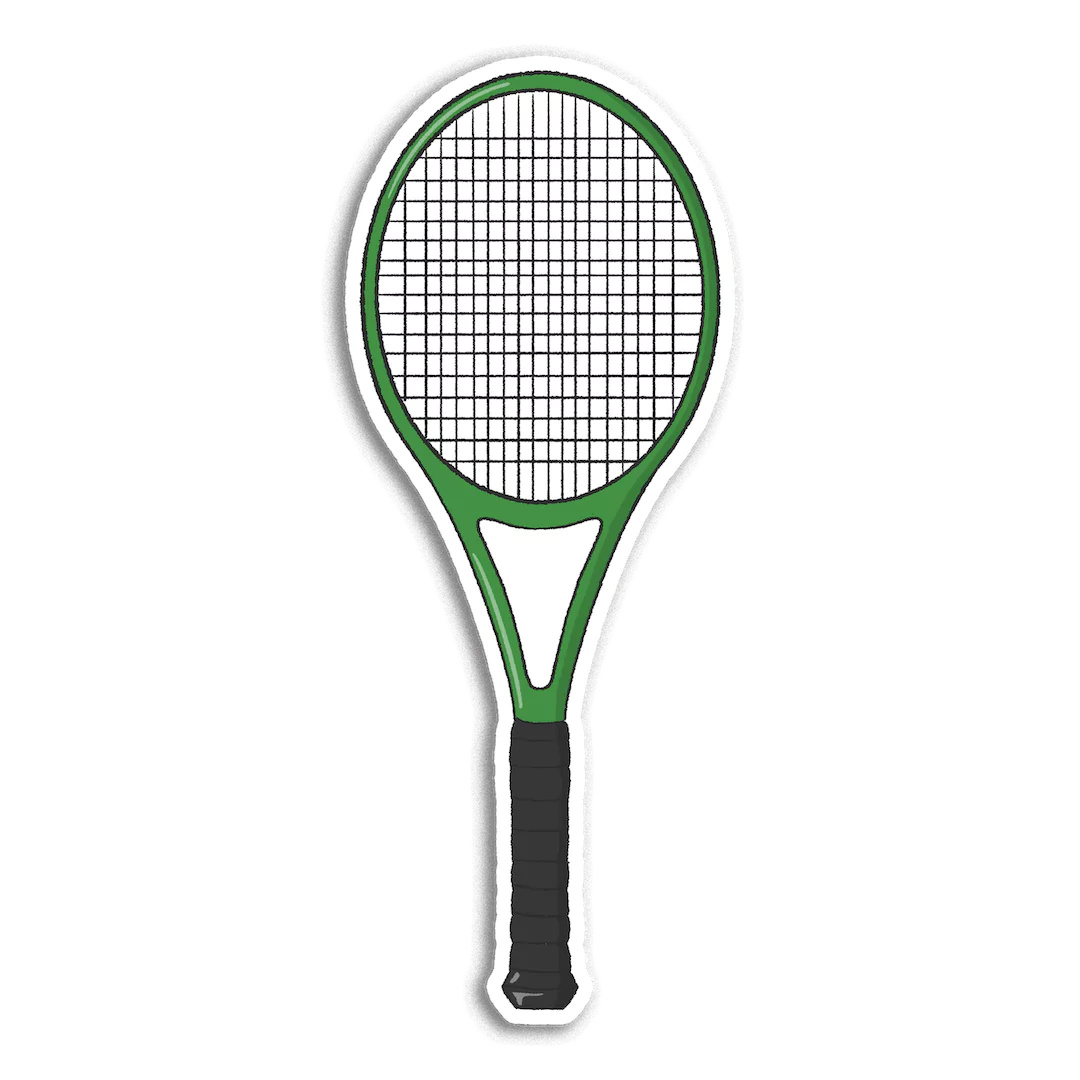 Vectors simple tennis racket clipart