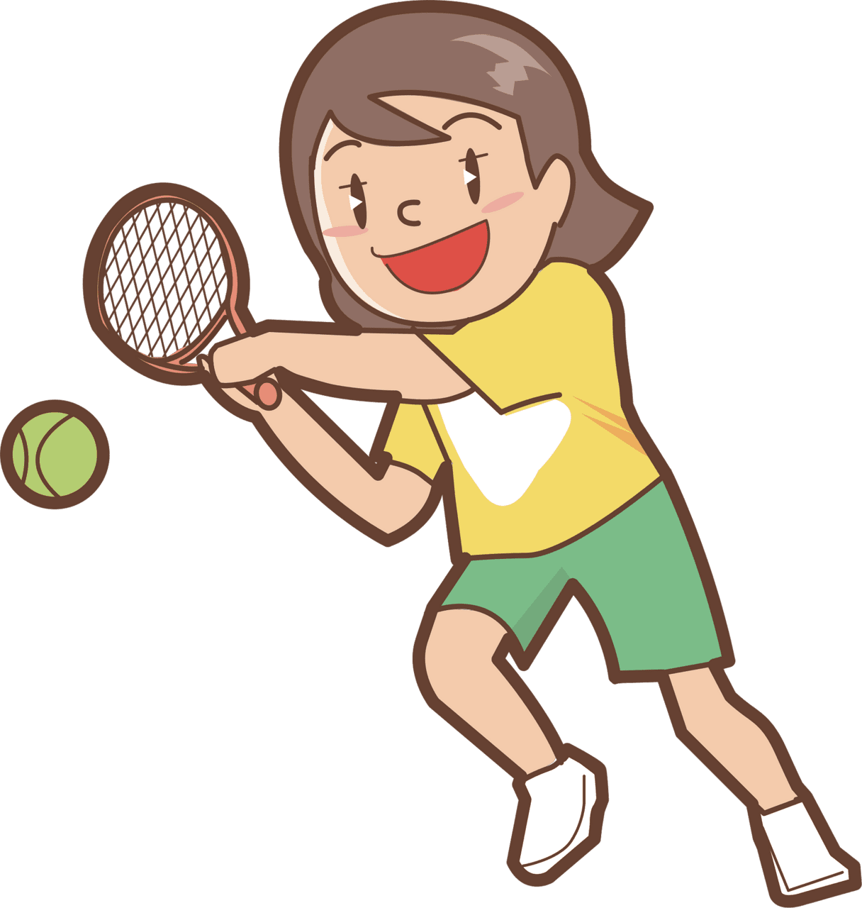 Kid plays tennis vector clipart images