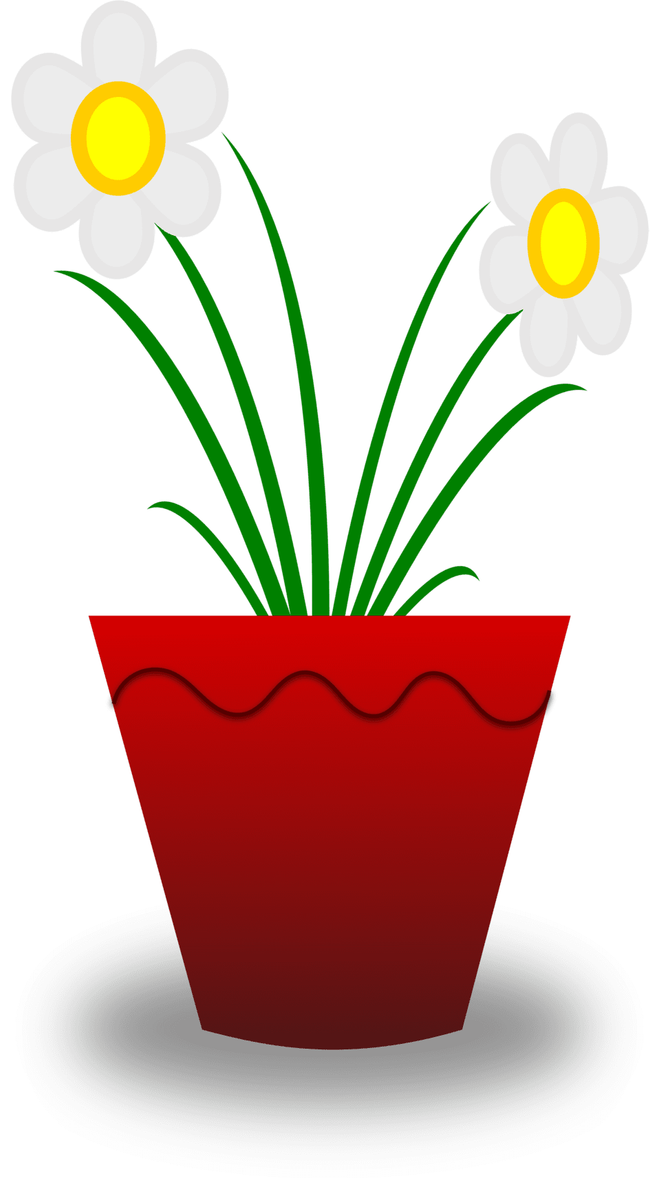 Clipart image flower pot id