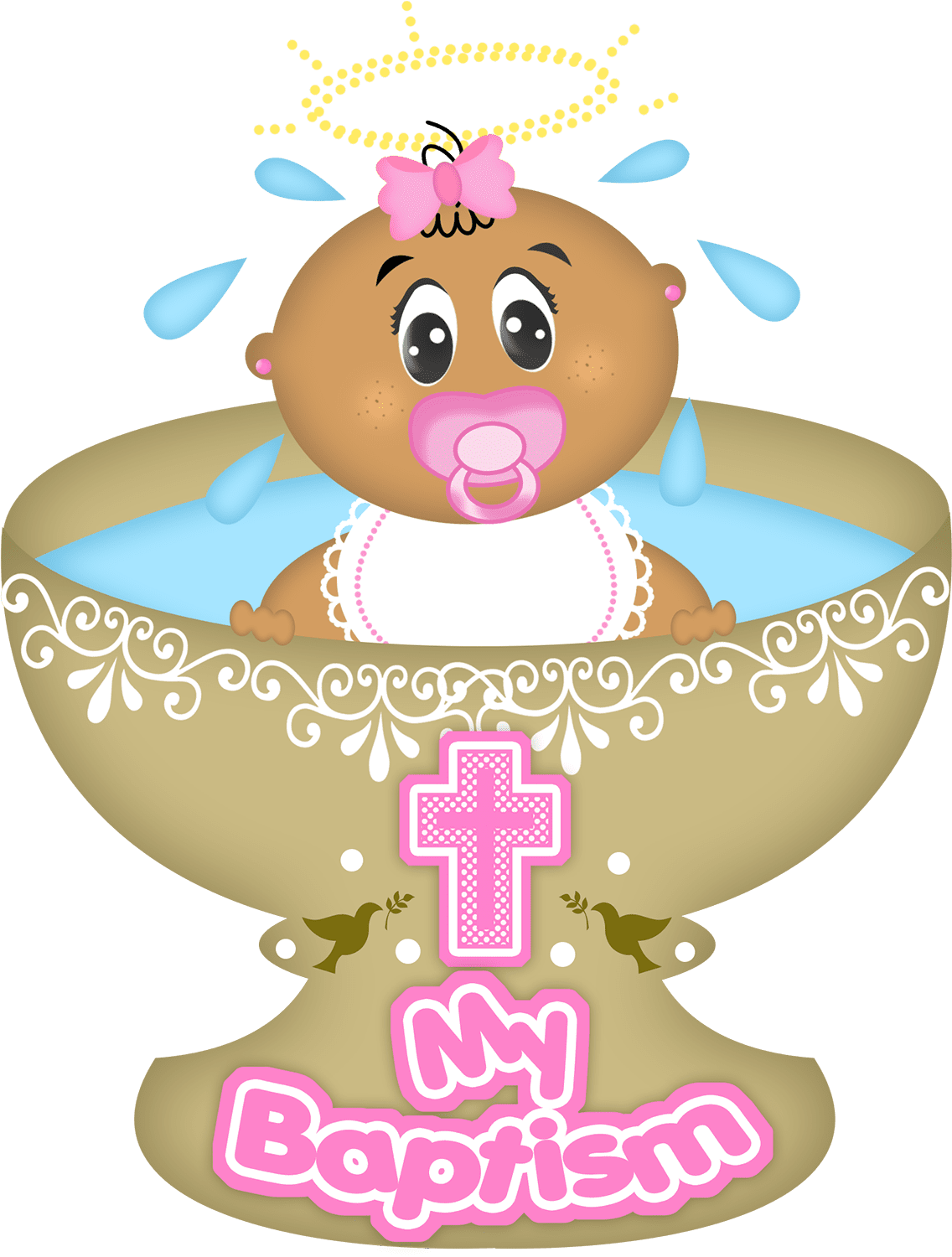 Baptism pin page clipart photo