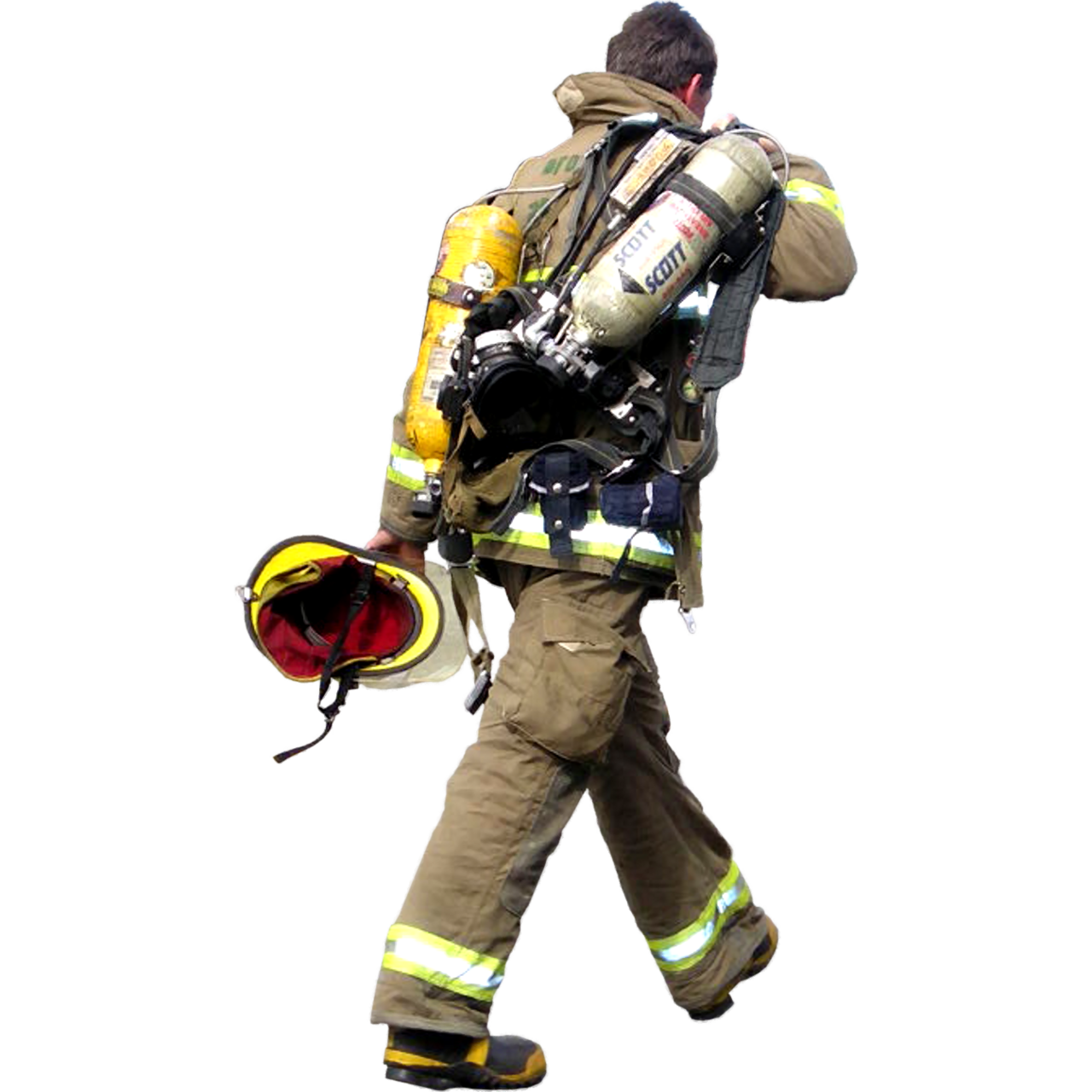 Fireman firefighter clipart vector