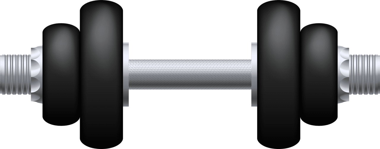 Dumbbell clipart image full size