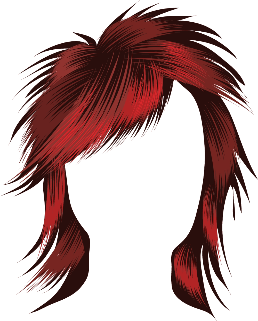 Boys hair clipart collection for transparent