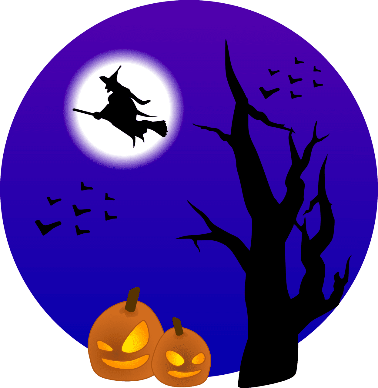 Witch broom clipart vector