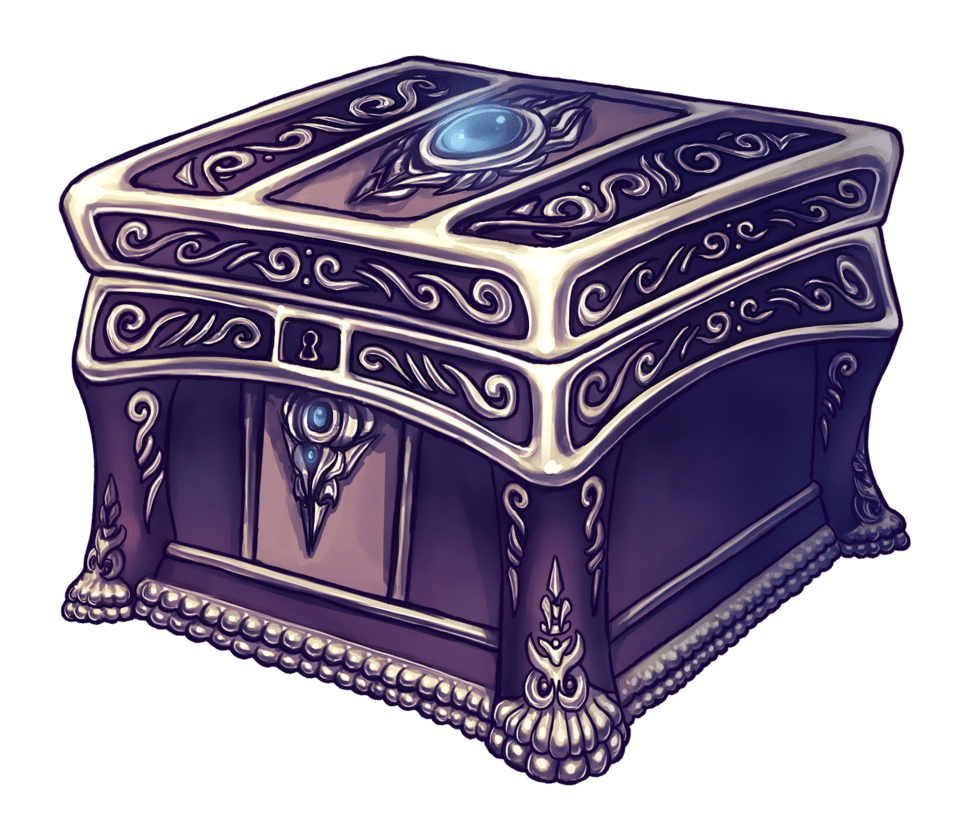 Treasure chest page clipart picture 3