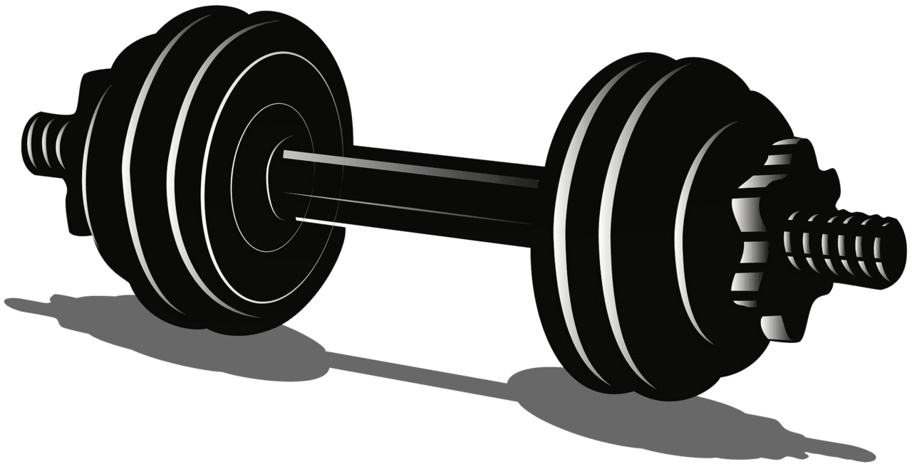 Dumbbell vector clipart images