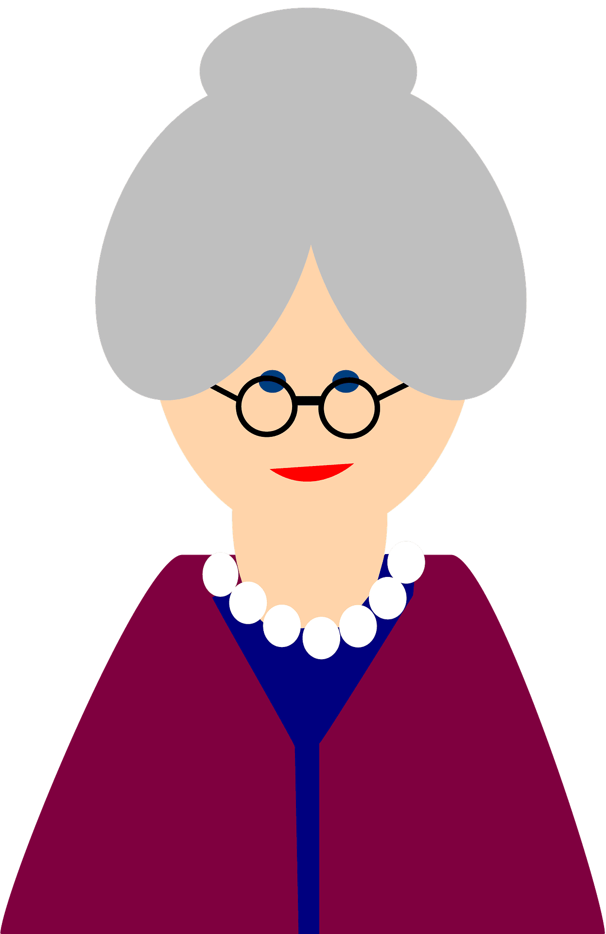 Grandma grandmother vector clipart images 2