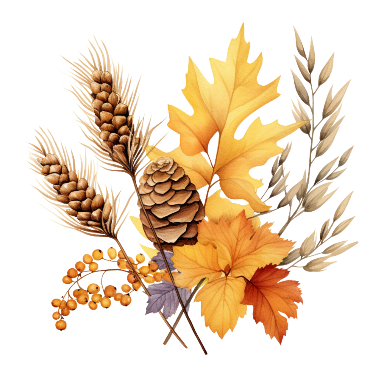 Fall pictures watercolor autumn clipart mega bundle season for sublimation printing