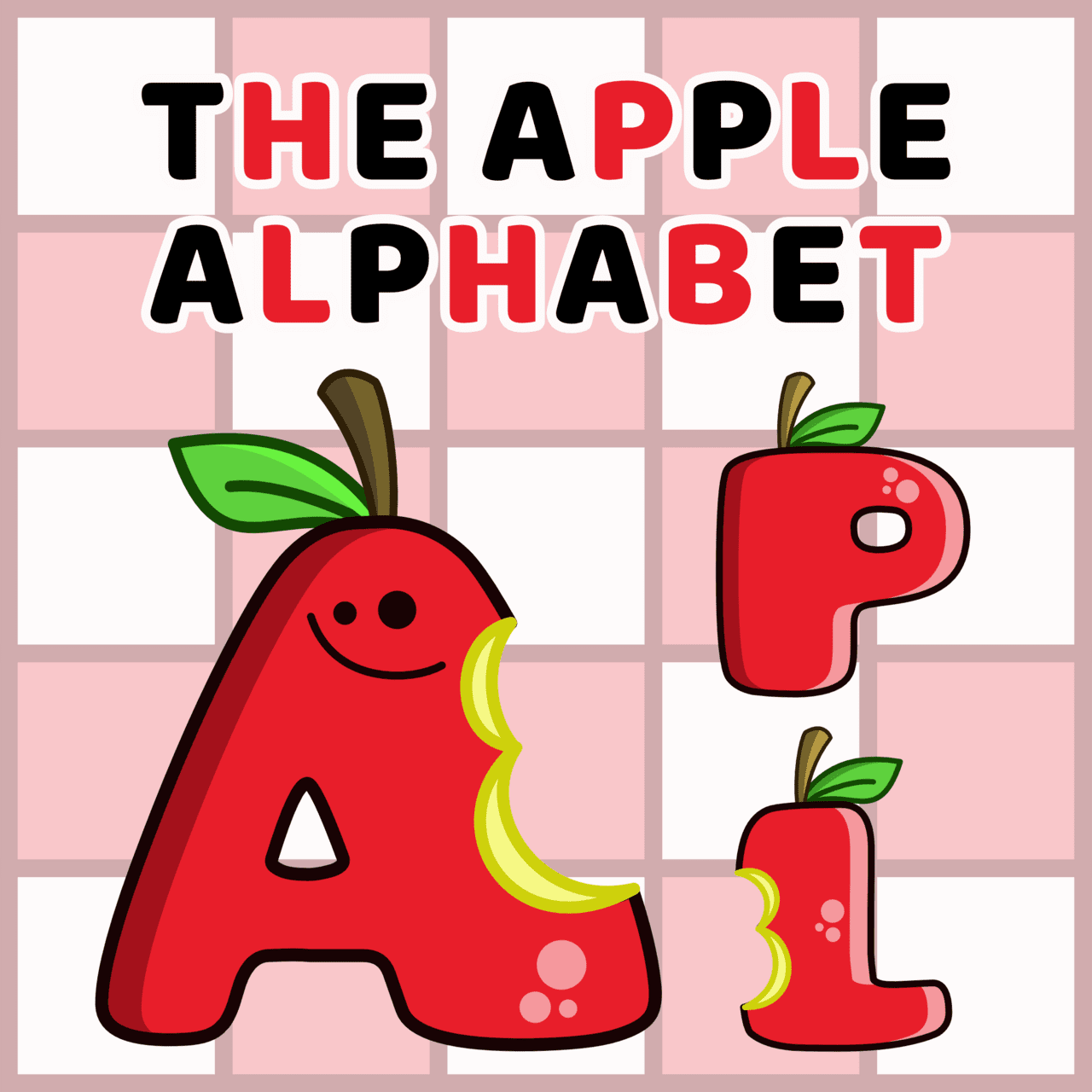 Abc apple alphabet clipart letters eng span logo