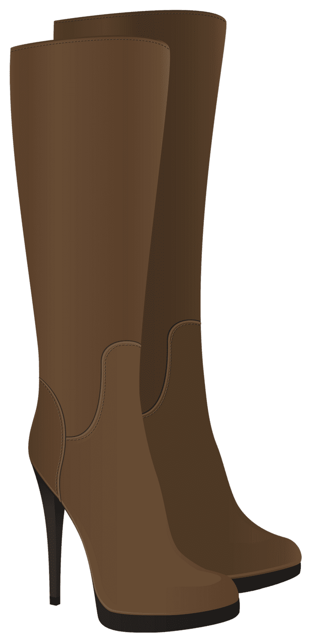 Female brown boot clipart best picture