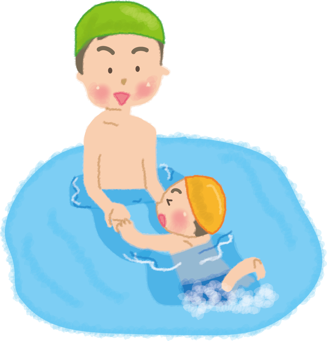 Swimming pool pin page clipart clip art 2