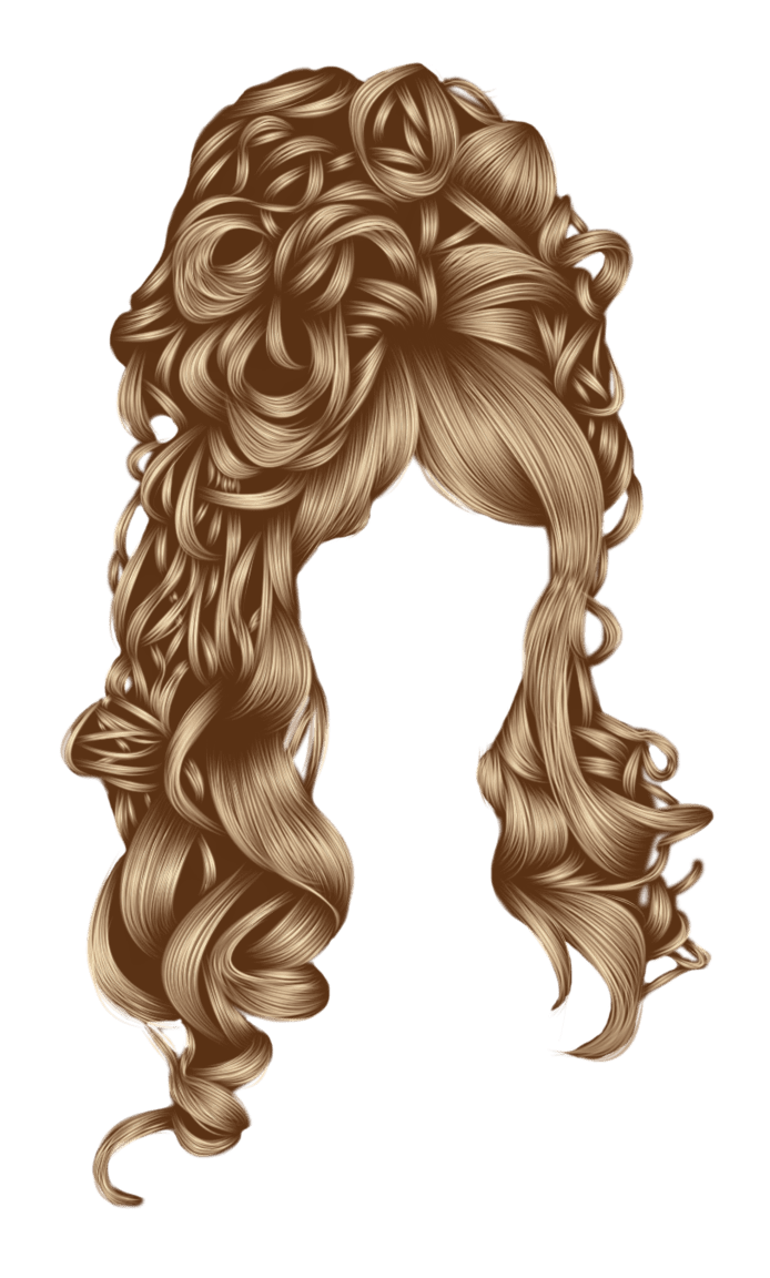 Romantic hair brown by hellonlegs deviantart clipart image