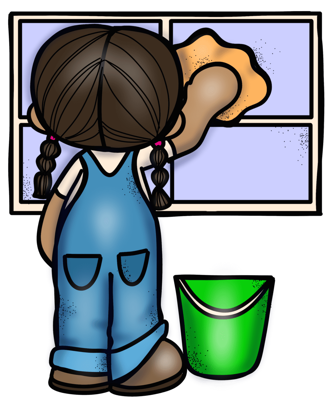 Clean up pin page clipart vector 2