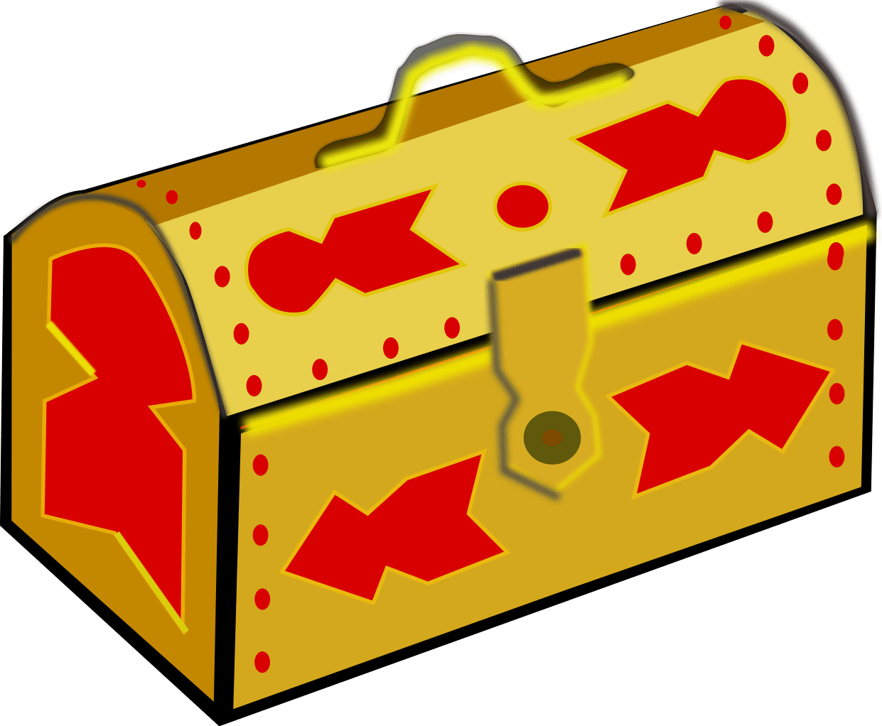 Treasure chest clipart background 2