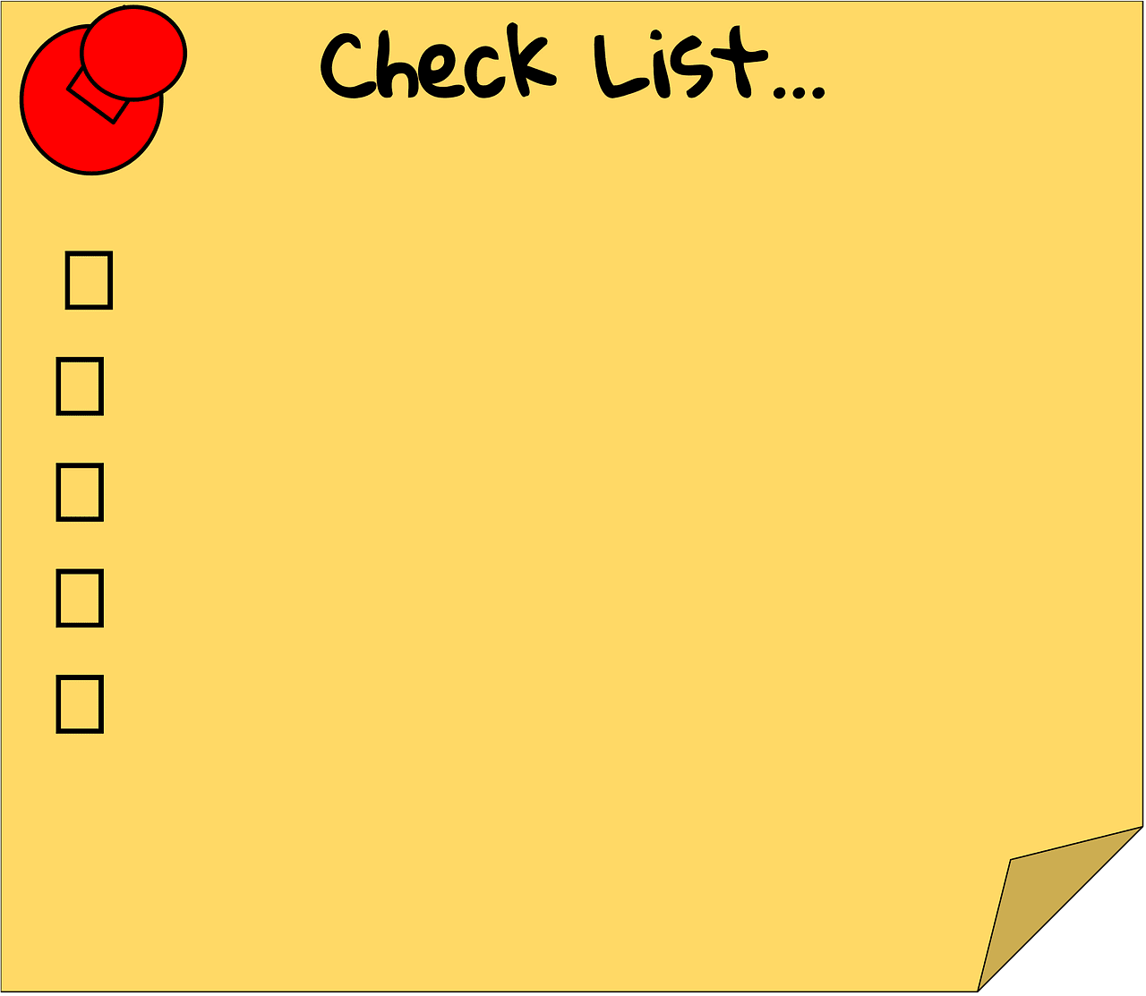 Checklist vector clipart images 8