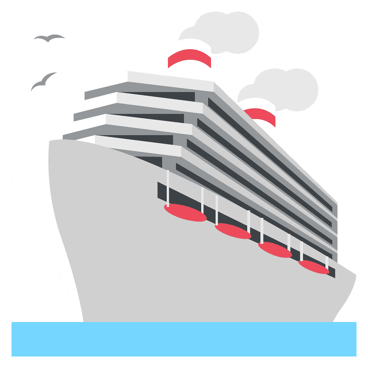 Cruise ship passenger clipart images