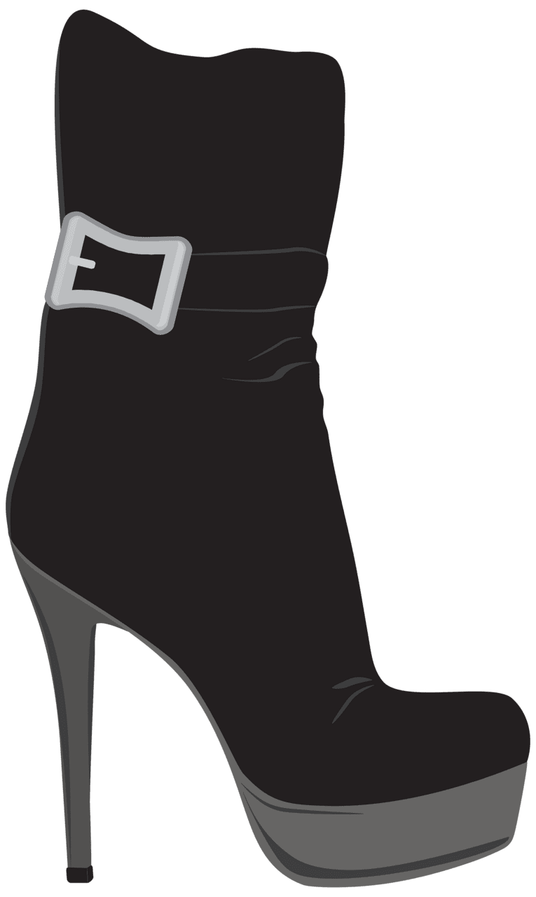 Black female boot clipart best clip art