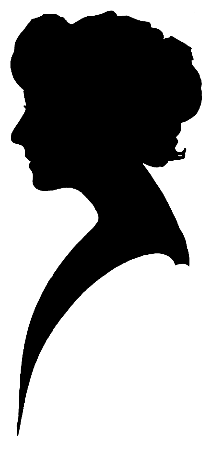 Woman pin page clipart logo 2