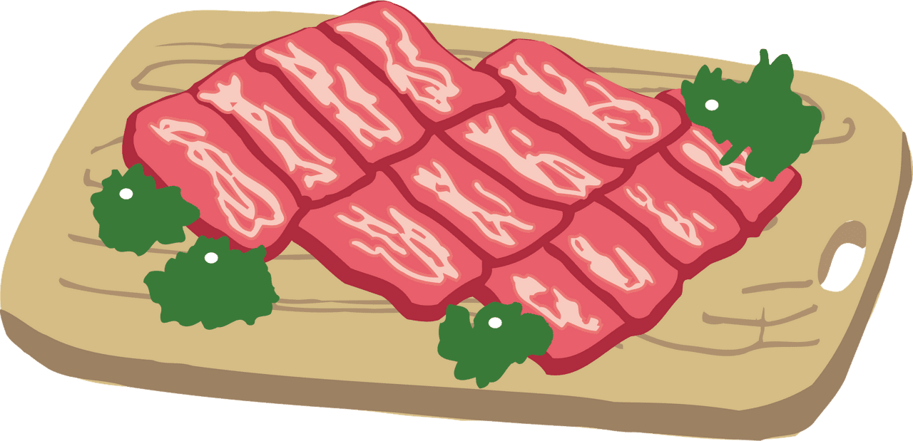 Steak beef meat vector clipart images