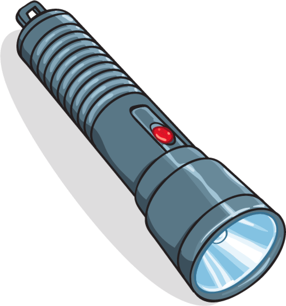 Flashlight clipart large size image