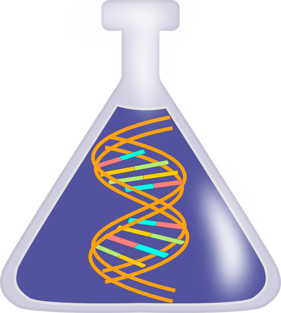 Clipart image dna in bottle id