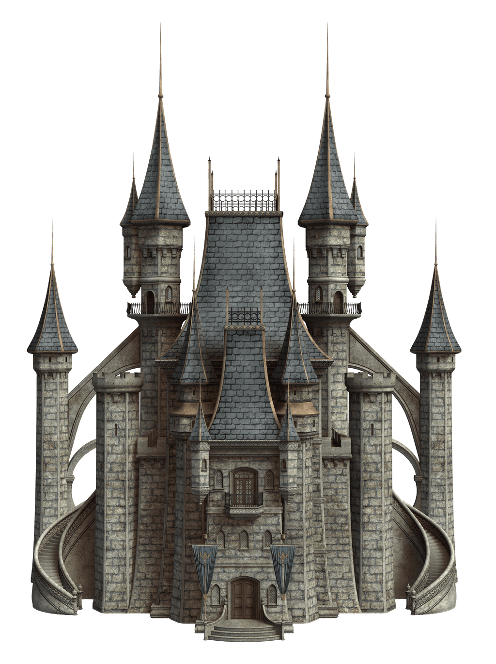 Disney castle clipart transparent