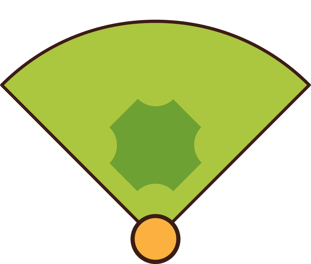 Baseball field page softball vector art and graphics for clipart