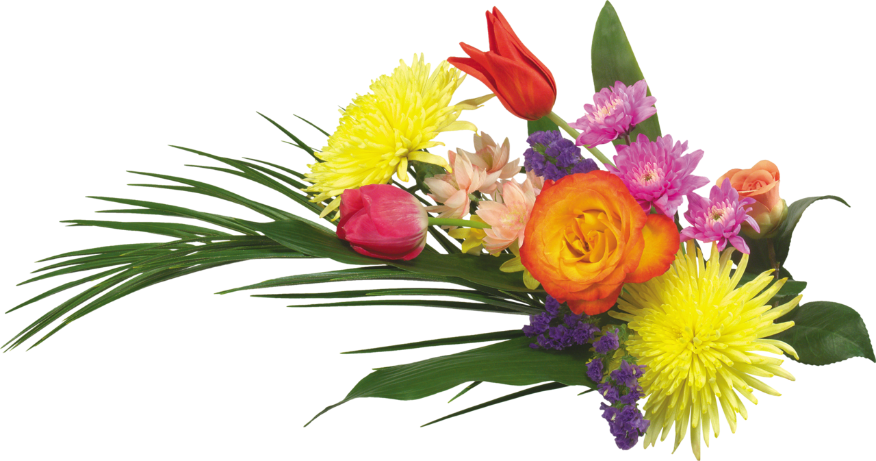 Bouquet of flowers image with background clipart