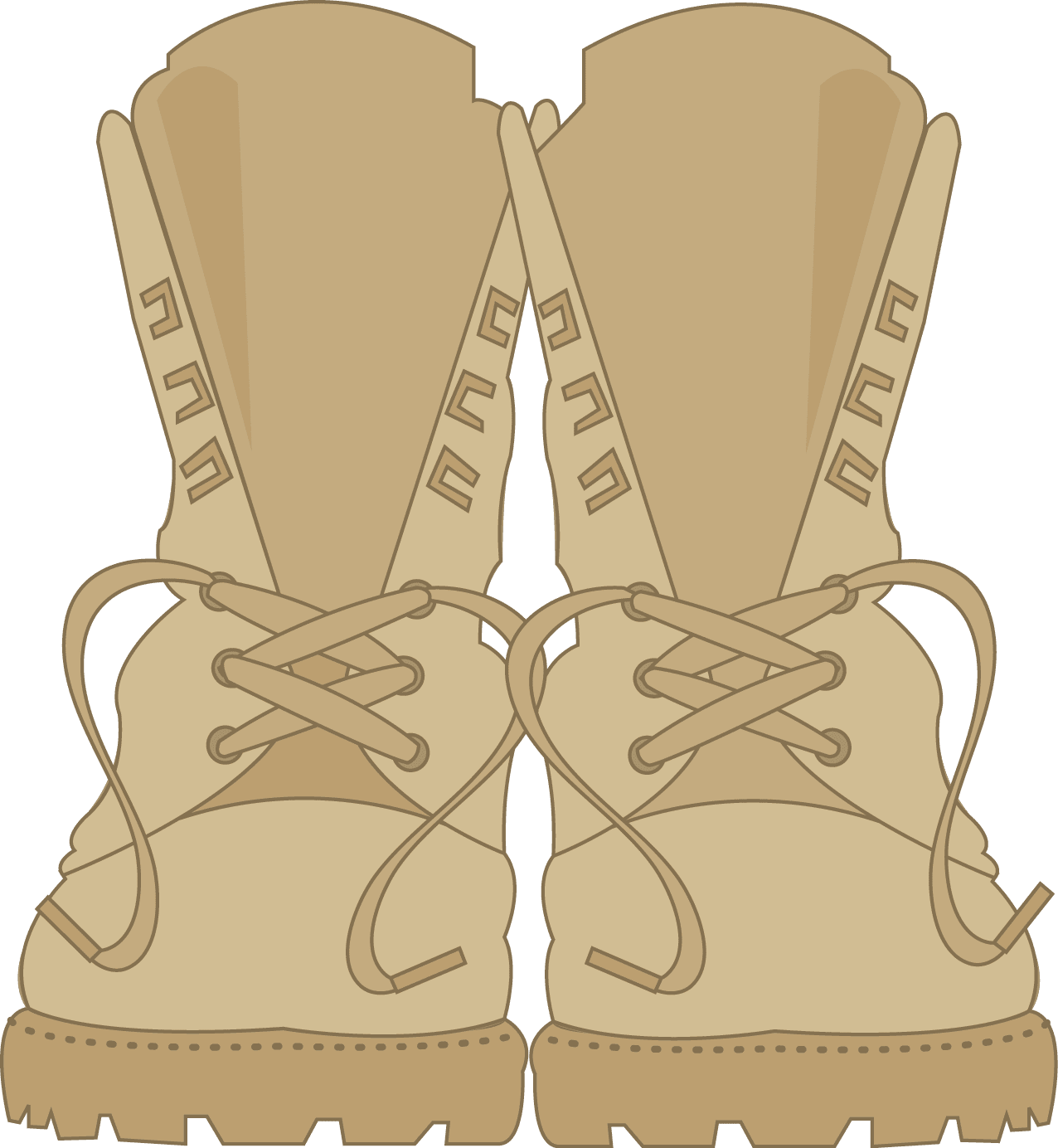 Boot pin page clipart vector