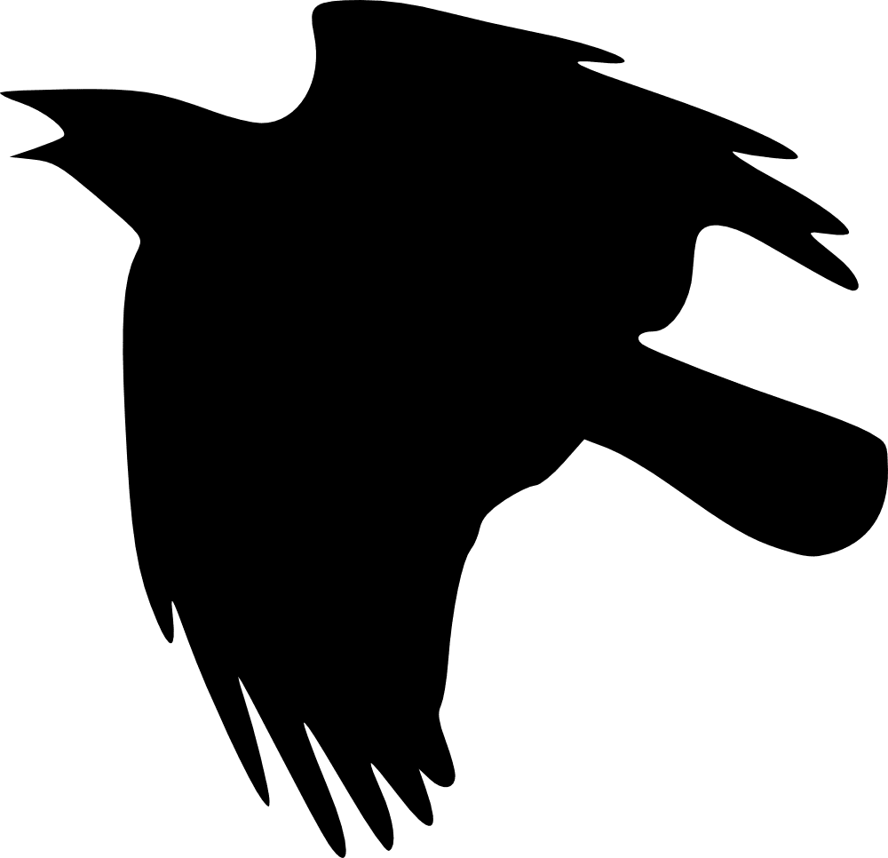 Labels clip crow flying up clipart logo