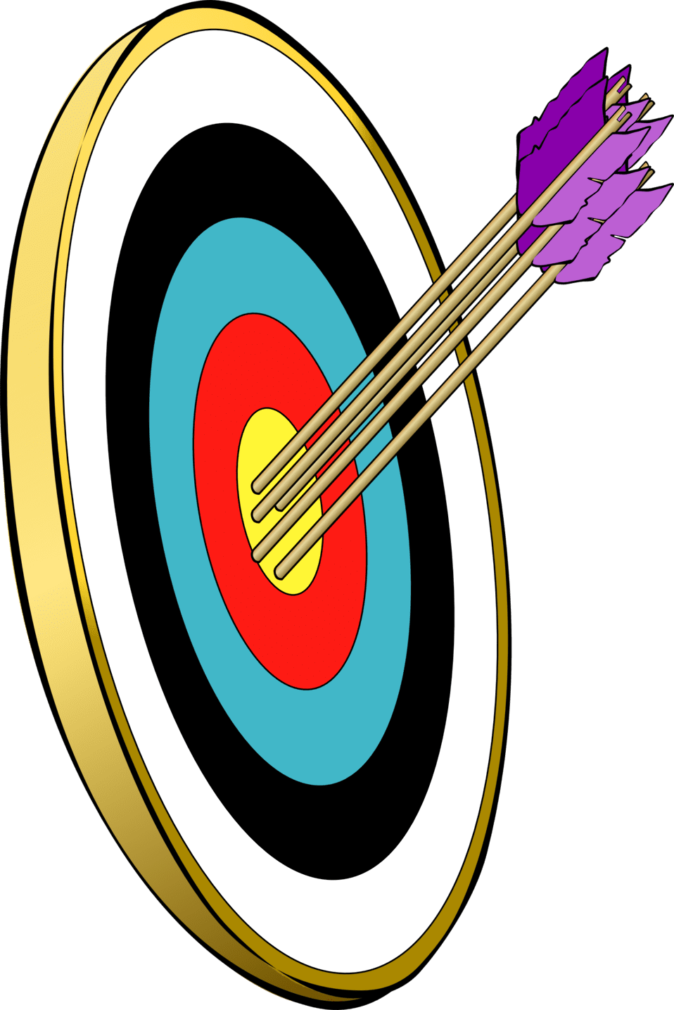 Doma clipart image arrows and target id