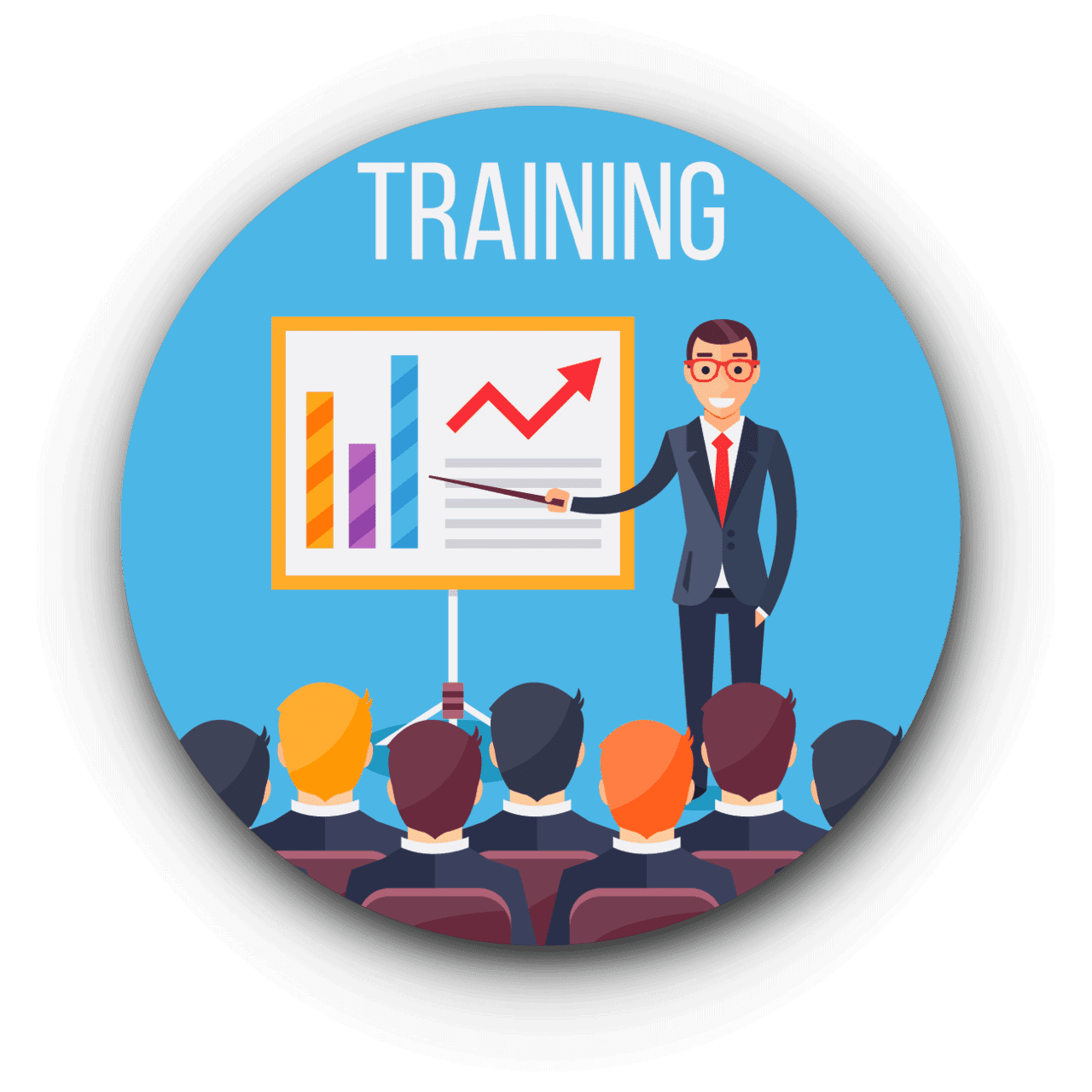 Team teaching staff health anmd safety training clipart free