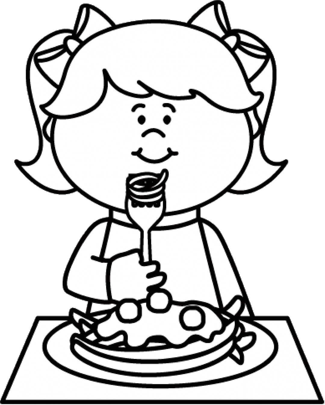 Eat ing food clipart board game coloring page clip art