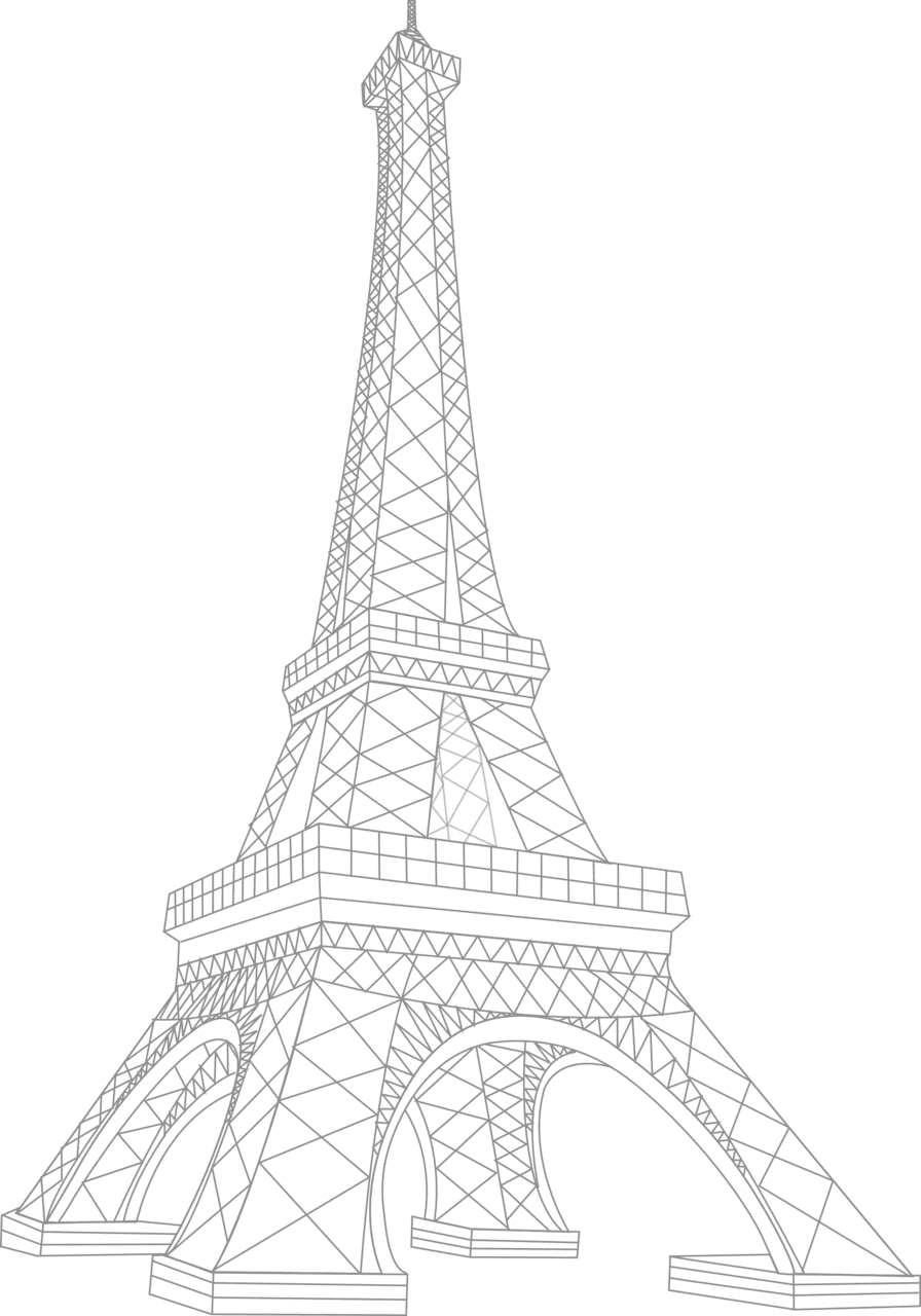 Eiffel tower torre clipart transparent