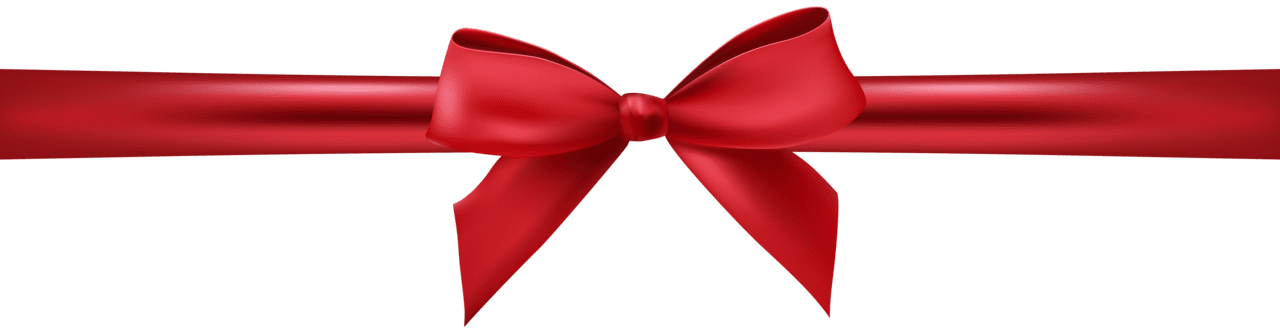 Bow tie red with ribbon clipart image