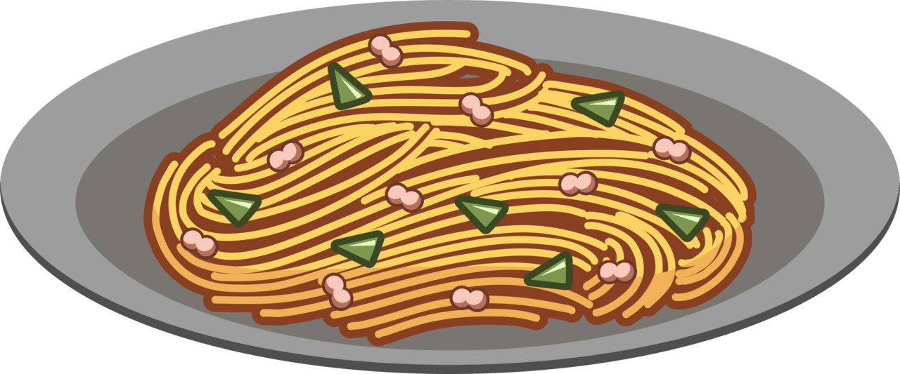 Spaghetti graphic clipart design image 2