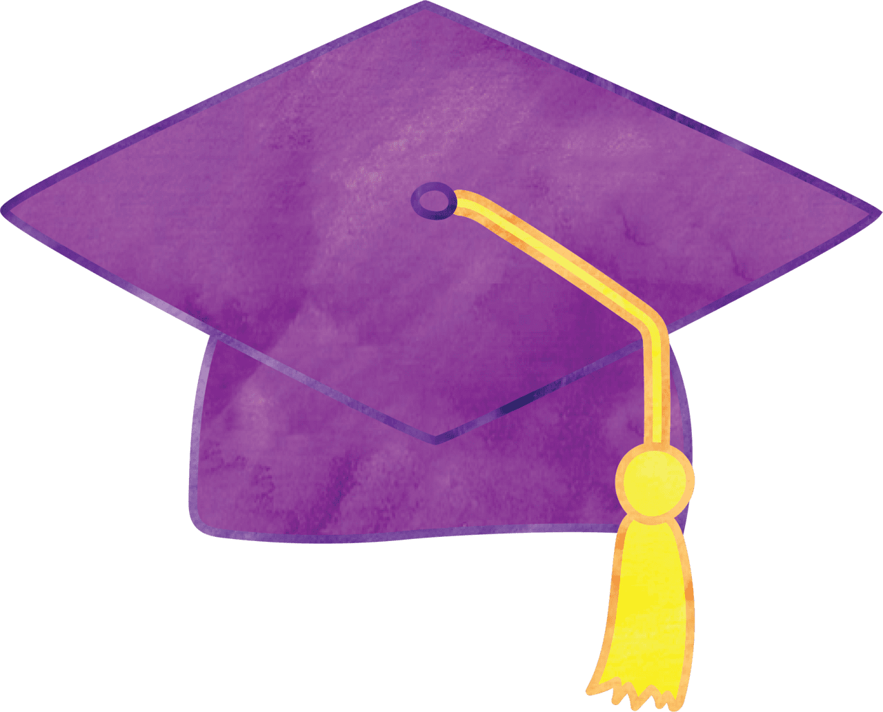 Grad cap page clipart image