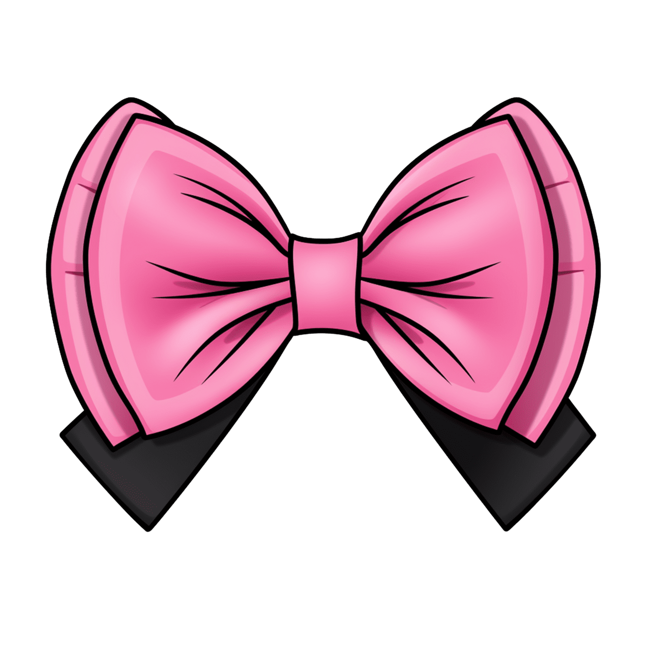 Bow tie pin page clipart image