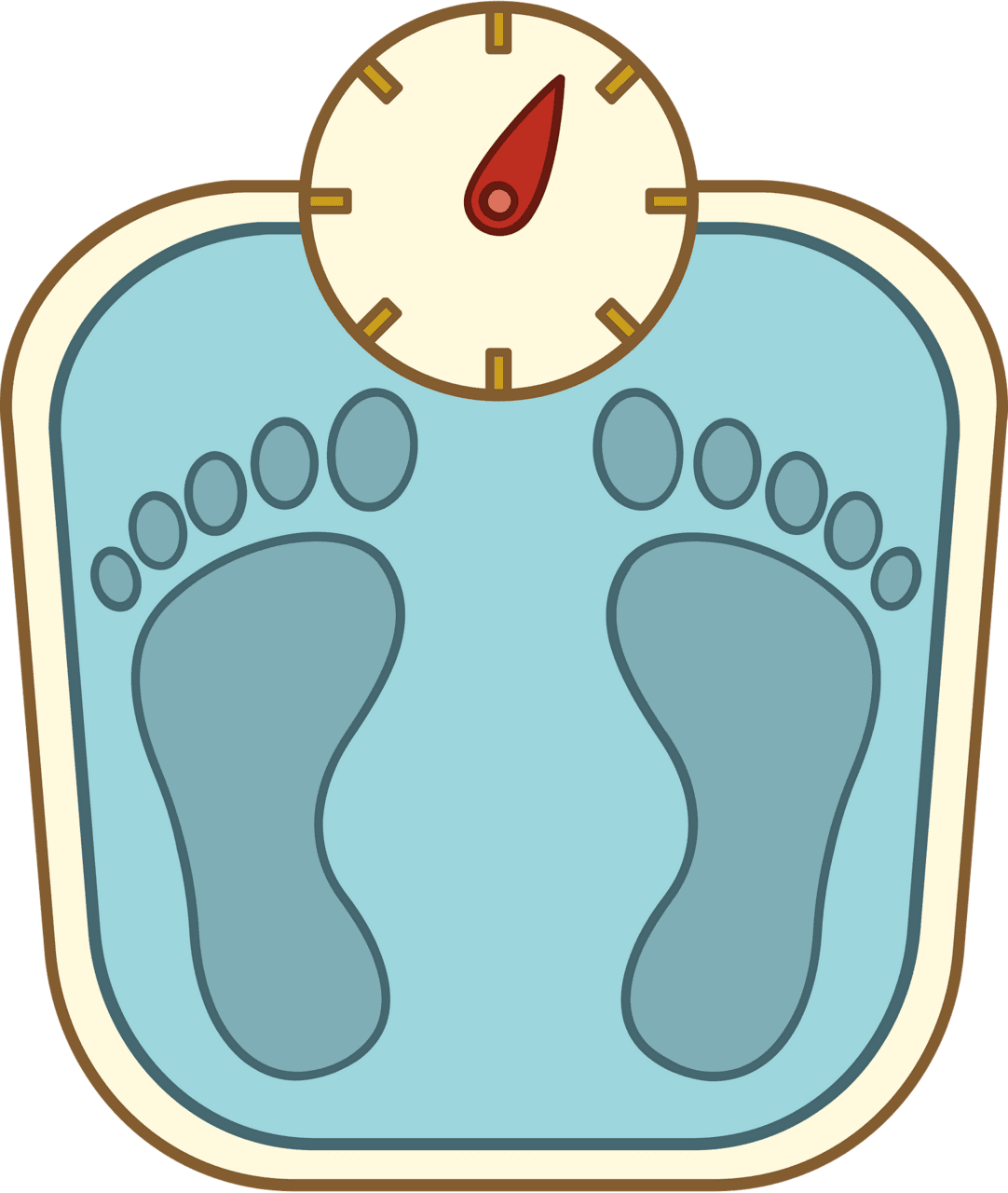 Weighing scale vector clipart images