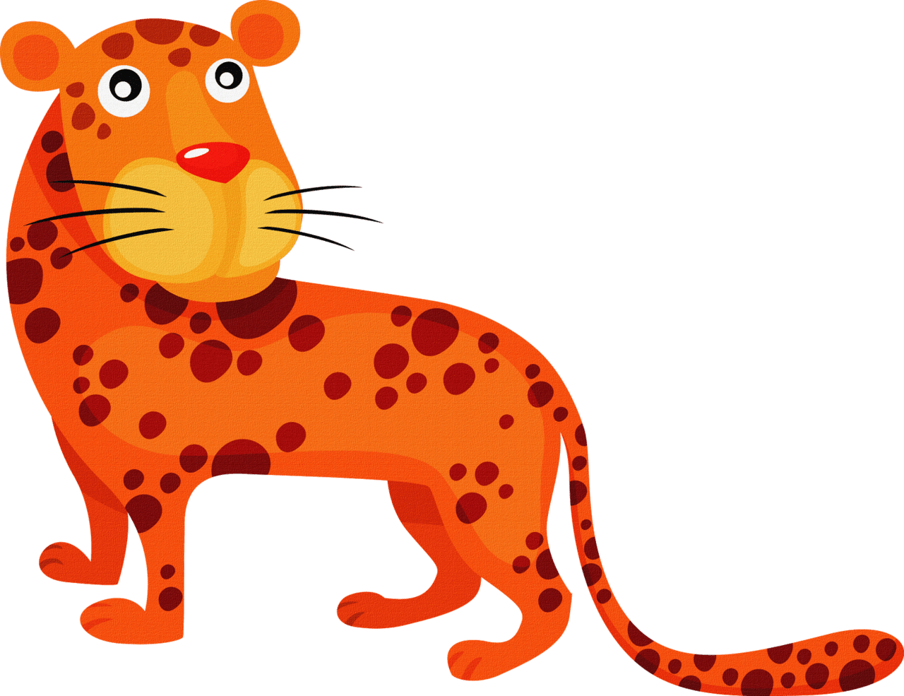 Cheetah pin page clipart photo