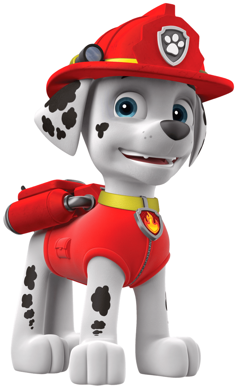 Fireman paw patrol marshall cartoon image clipart